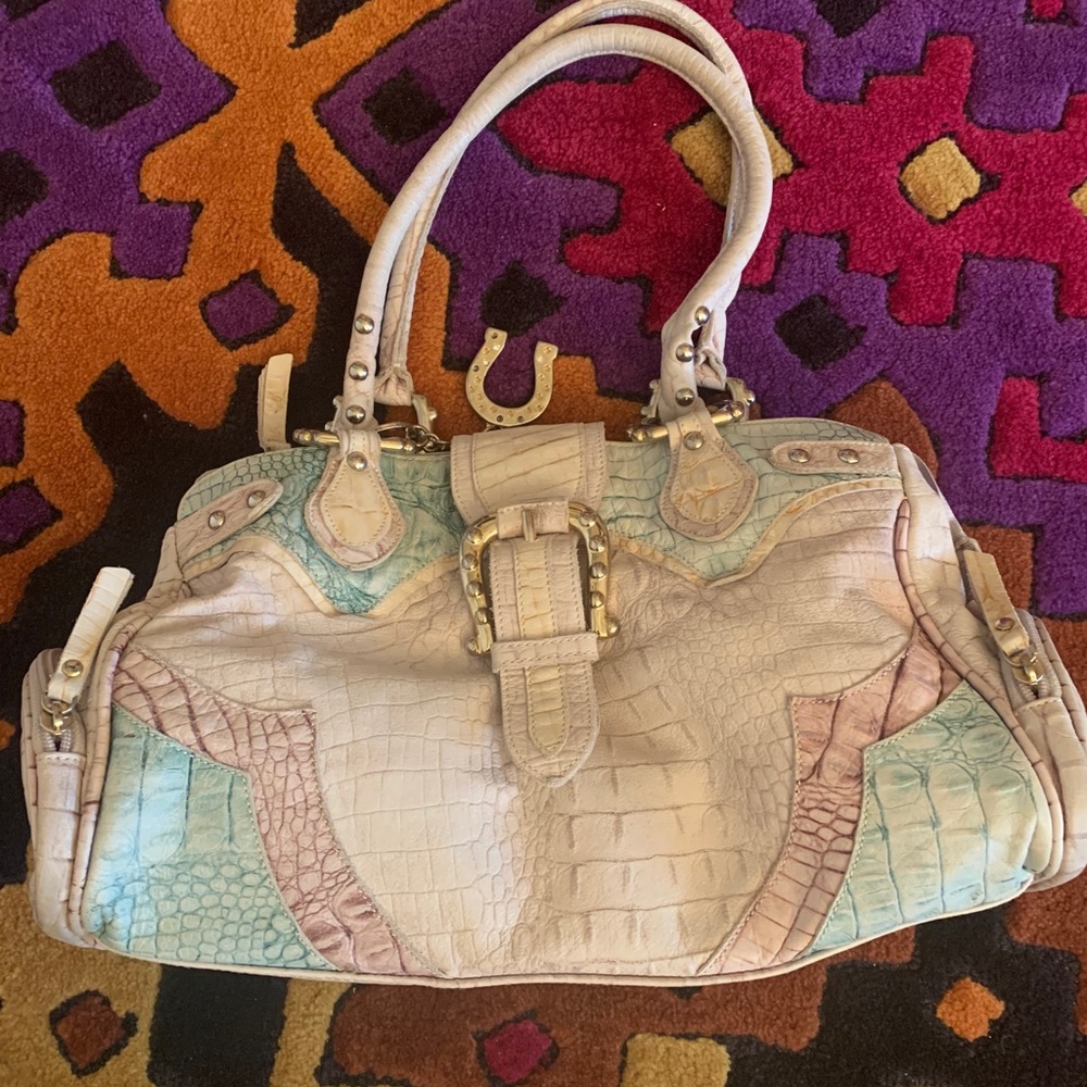 ARCADIA  ITALIAN  LEATHER HANDBAG . Med/Lrg